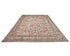 9x12 Gray Aryana Afghan Hand Knotted Veg Dye Wool Area Rug
